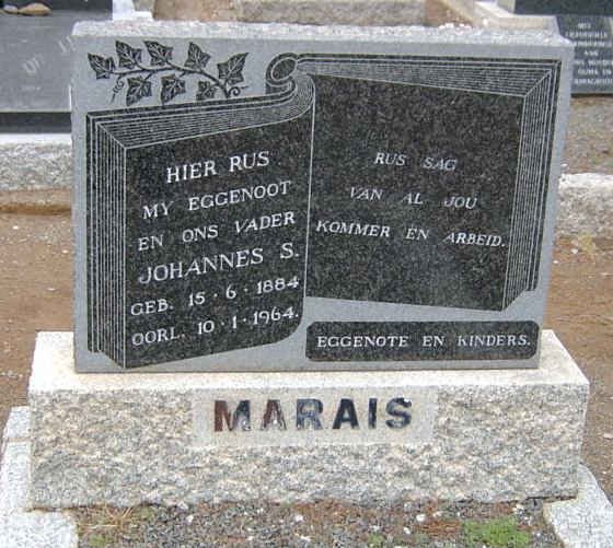 MARAIS Johannes S. 1884-1964