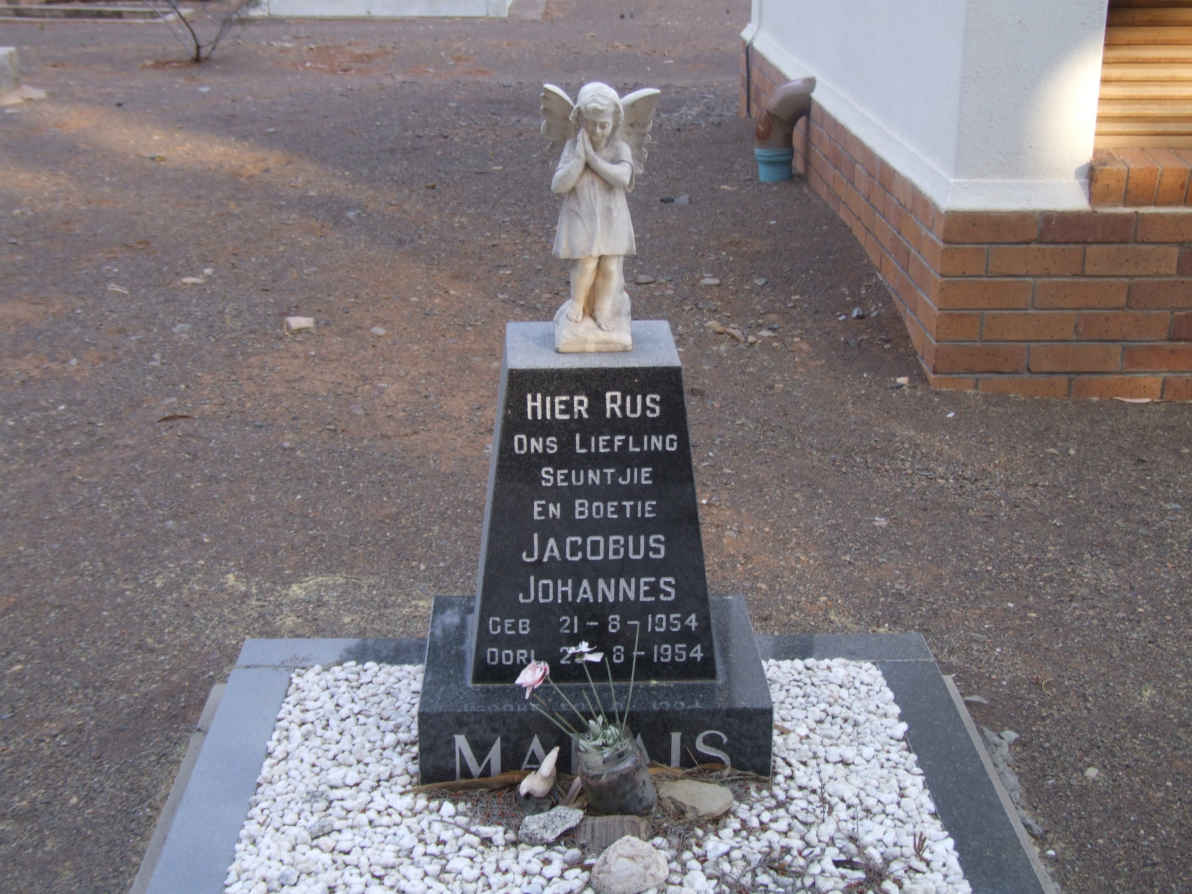 MARAIS Jacobus Johannes 1954-1954
