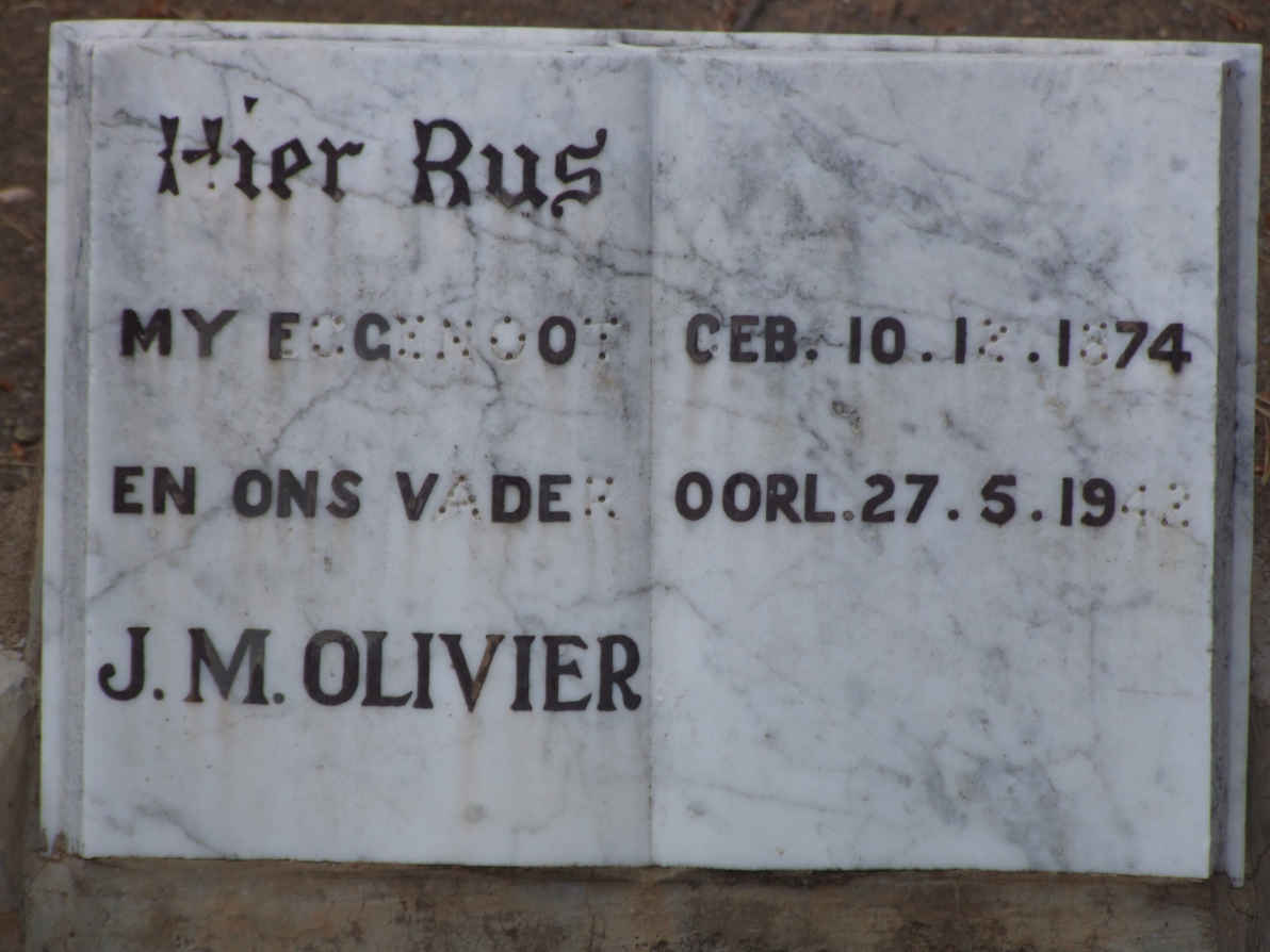 OLIVIER J.M.  1874-1942
