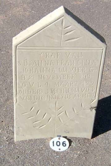 OLIVIER Susanna Francina Johanna 1919-1920