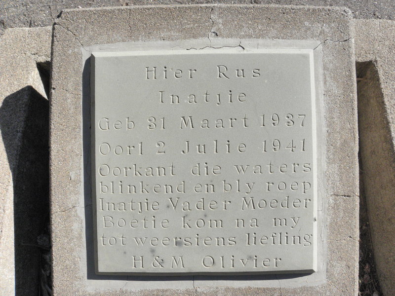 OLIVIER Inatjie 1937-1941