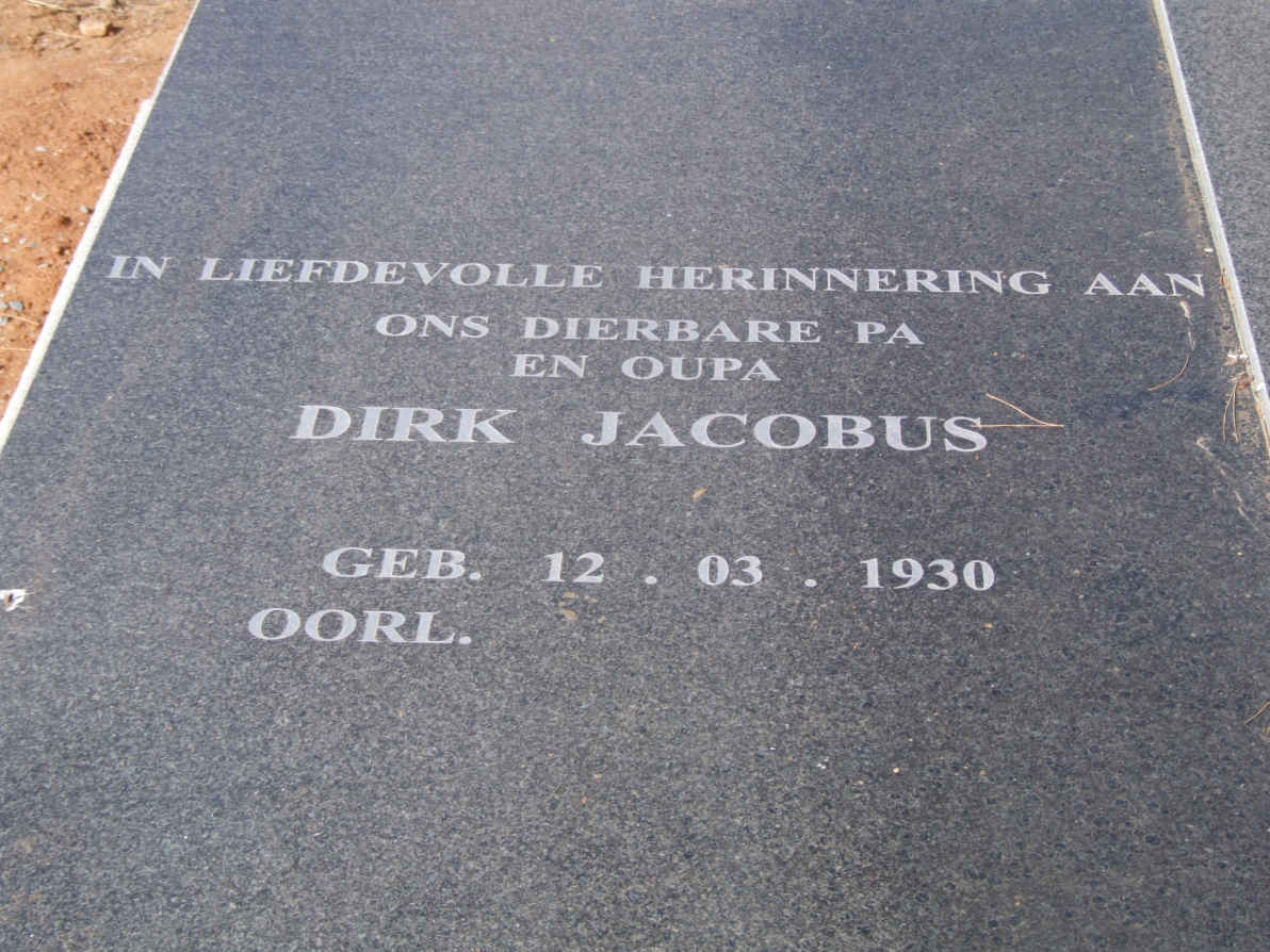 POGGENPOEL Dirk Jacobus 1930-