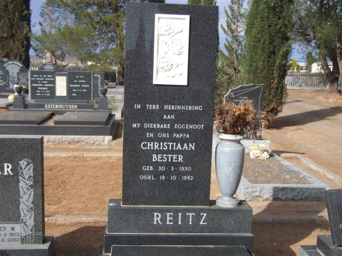 REITZ Christiaan Bester 1930-1982