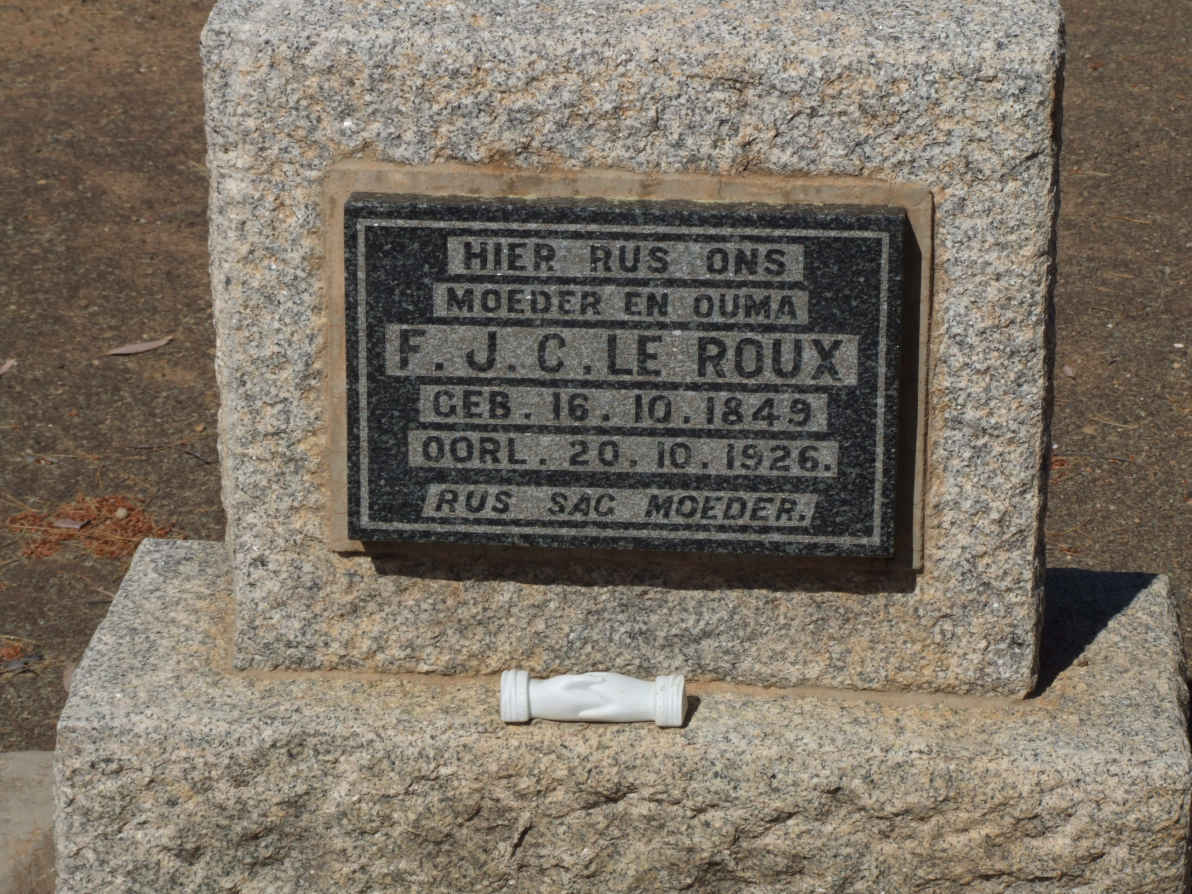 ROUX F.J.C., LE 1849-1926