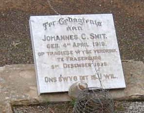 SMIT Johannes C. 1919-1938