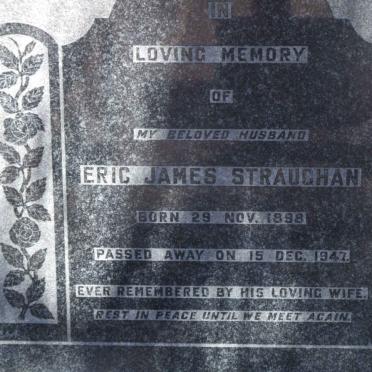 STRAUGHAN Eric James 1898-1947
