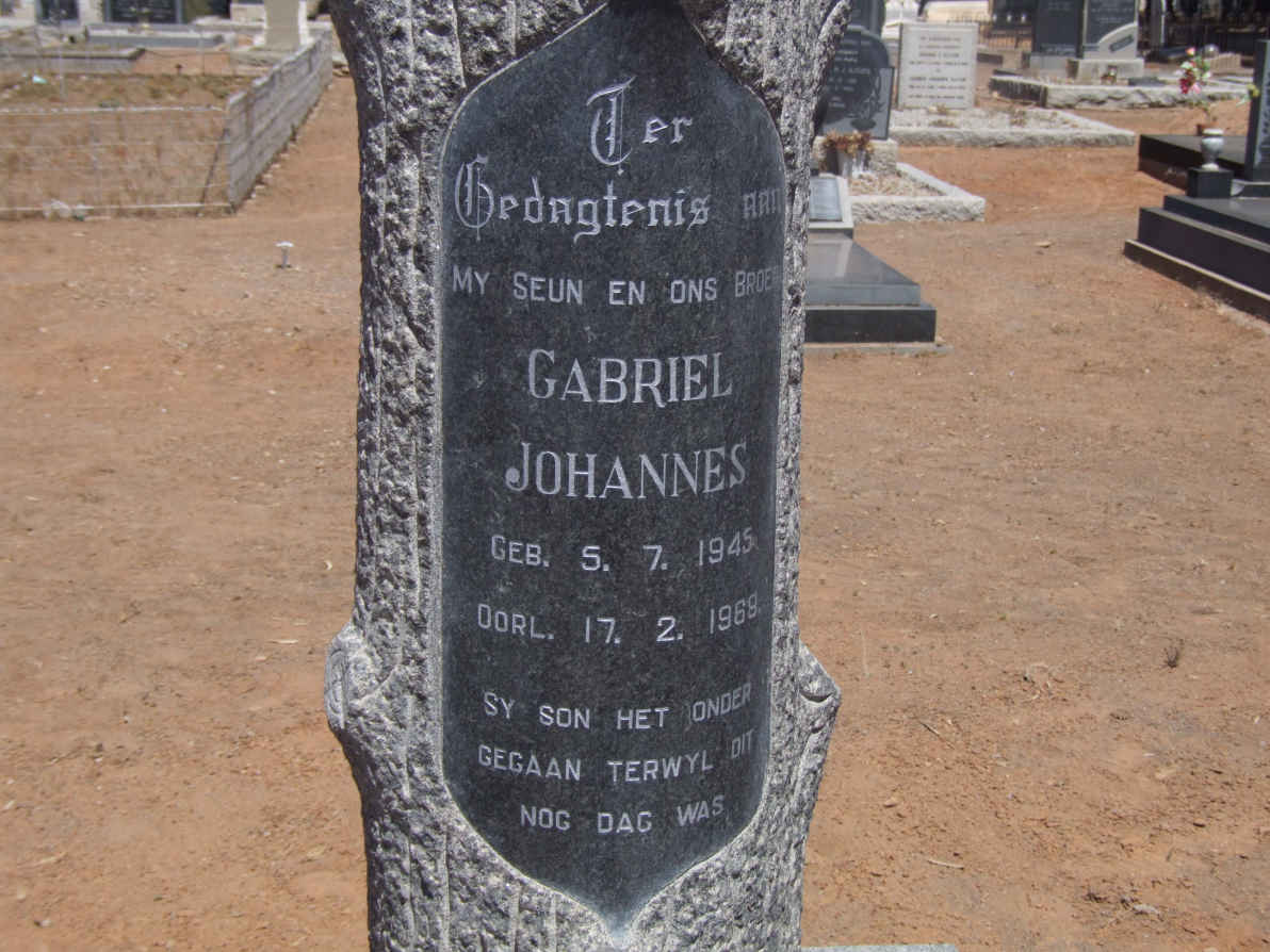 SPAMER Gabriel Johannes 1945-1969