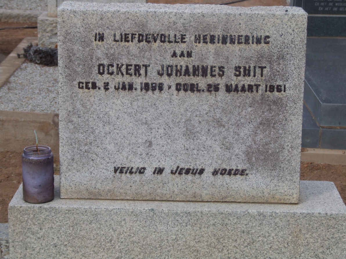SMIT Ockert Johannes 1896-1961