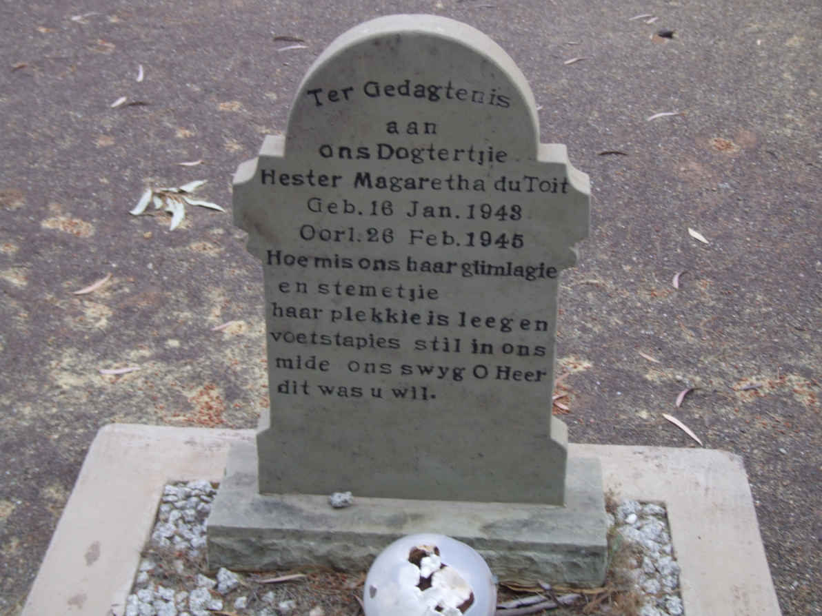 TOIT Hester Magaretha, du 1943-1945