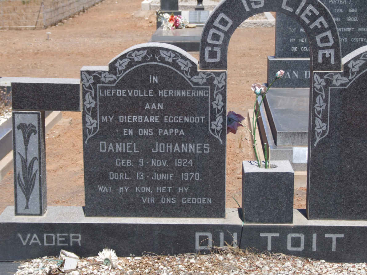 TOIT Daniel Johannes, du 1924-1970
