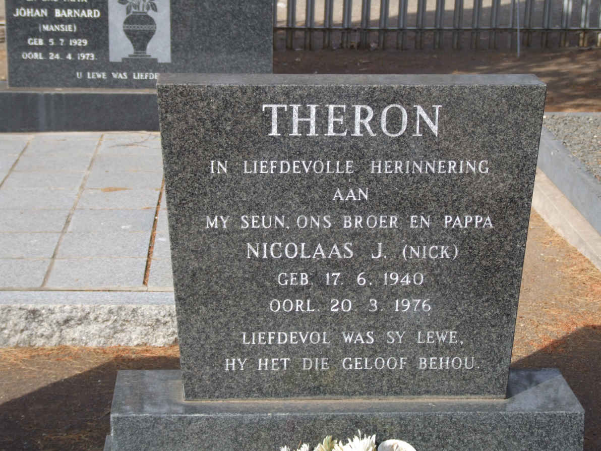 THERON Nicolaas J. 1940-1976