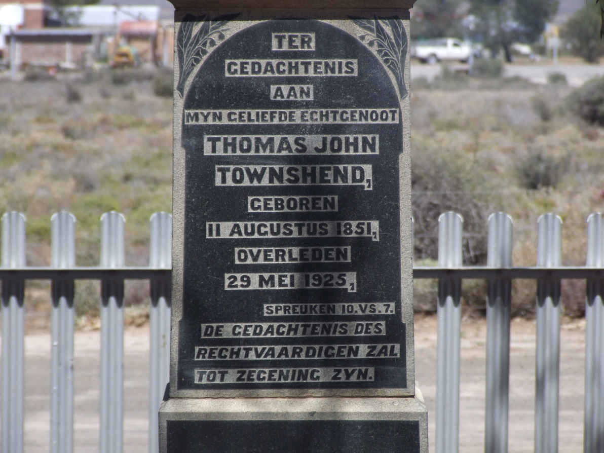TOWNSHEND Thomas John 1851-1925