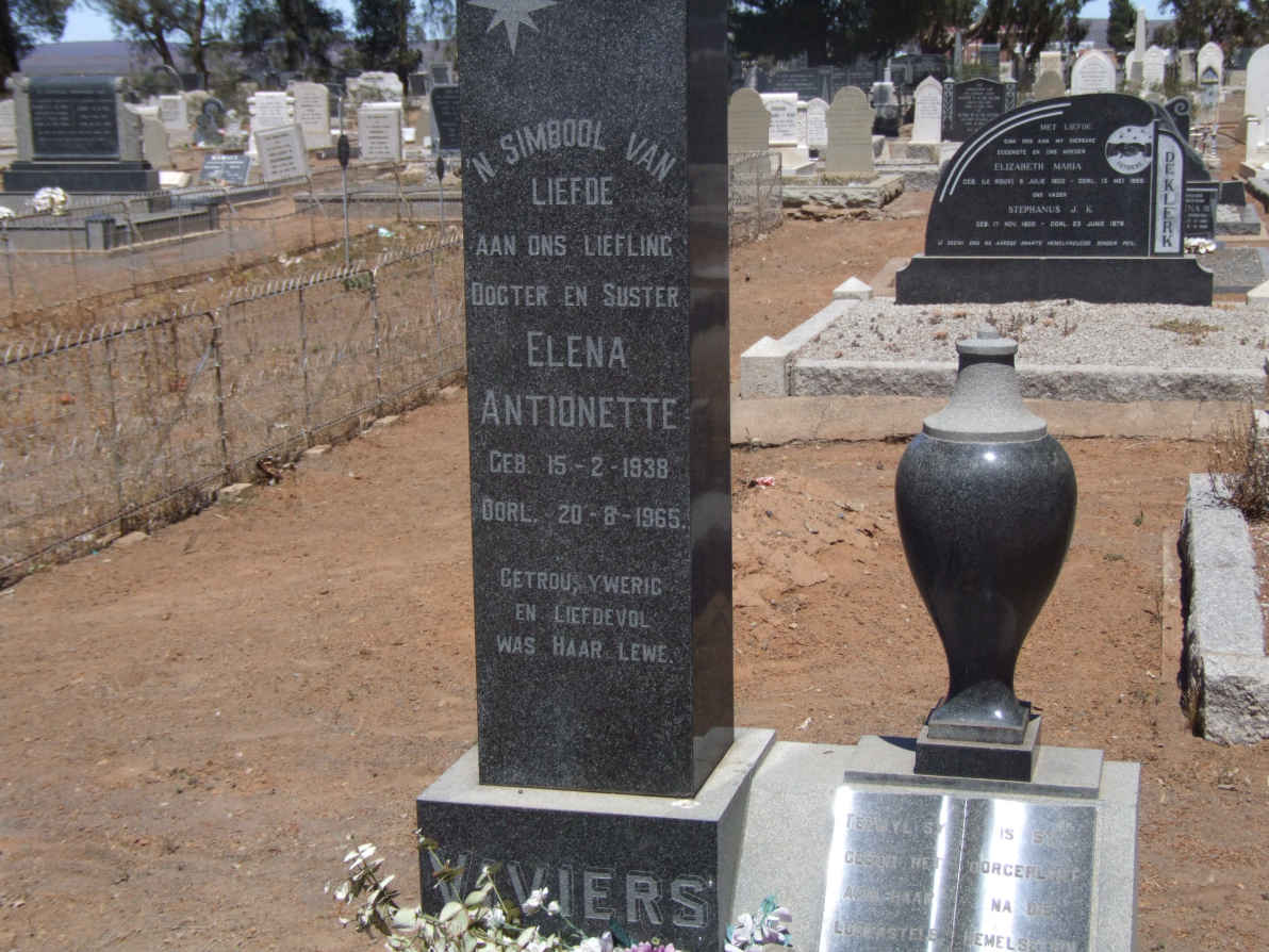 VIVIERS Elena Antionette 1938-1965
