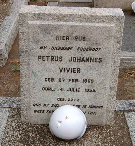 VIVIER Petrus Johannes 1869-1955