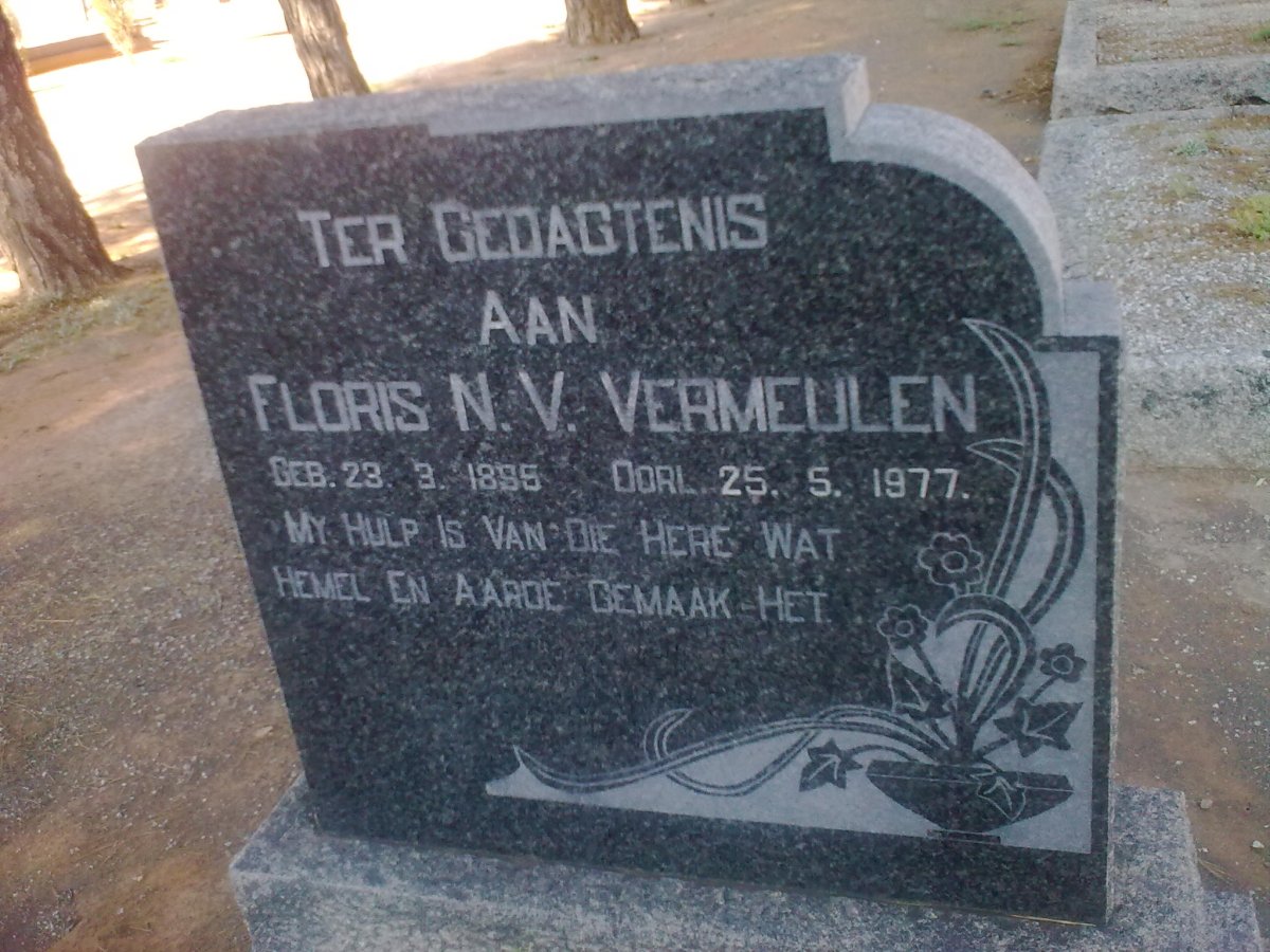 VERMEULEN Floris N.V. 1895-1977