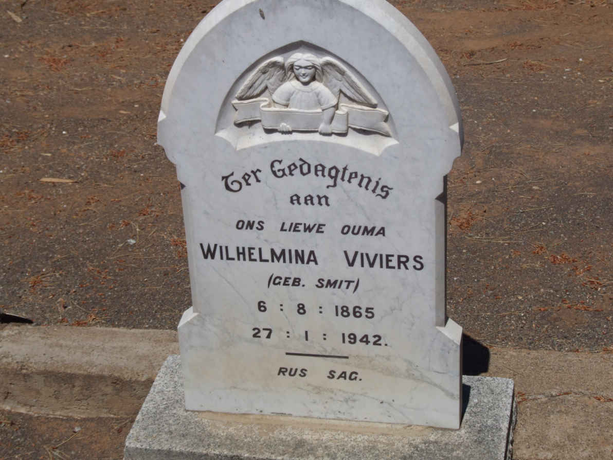 VIVIERS Wilhelmina nee SMIT 1865-1942