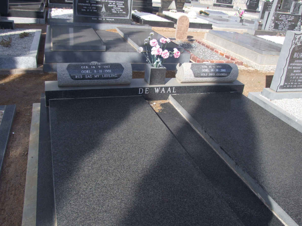 WAAL Japie, de 1917-1981 &amp; Annie 1917-2005