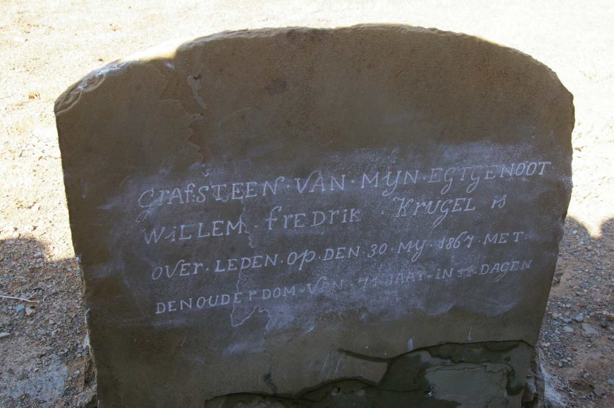KRUGEL Willem Fredrik -1867