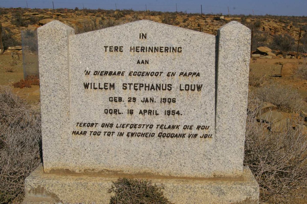 LOUW Willem Stephanus 1906-1954