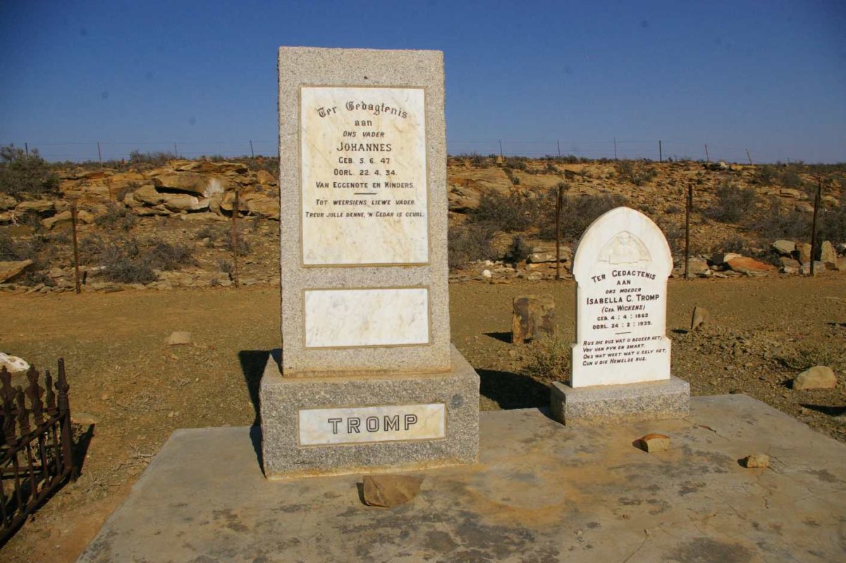 TROMP Johannes 1847-1934 &amp; Isabella C. WICKENS 1862-1939