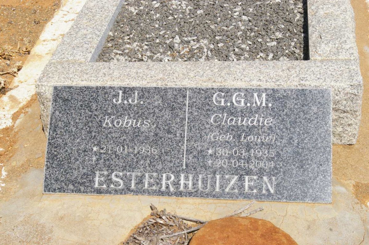 ESTERHUIZEN J.J. 1936- &amp; G.G.M. LOUW 1935-2004