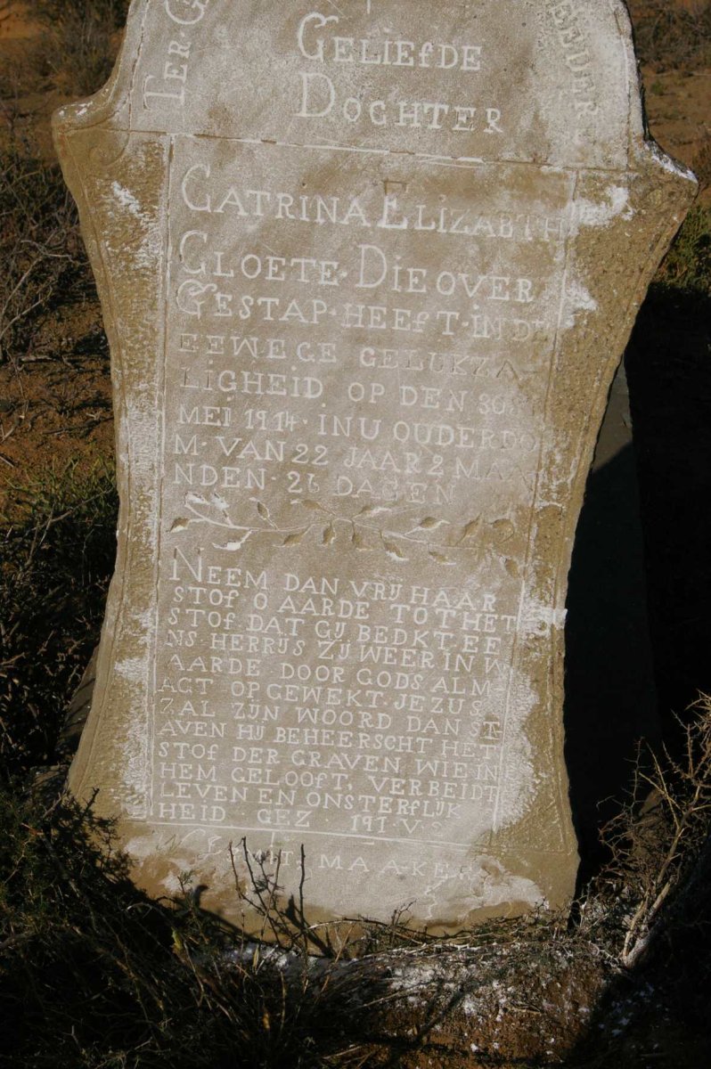 CLOETE Catrina Elizabeth -1914