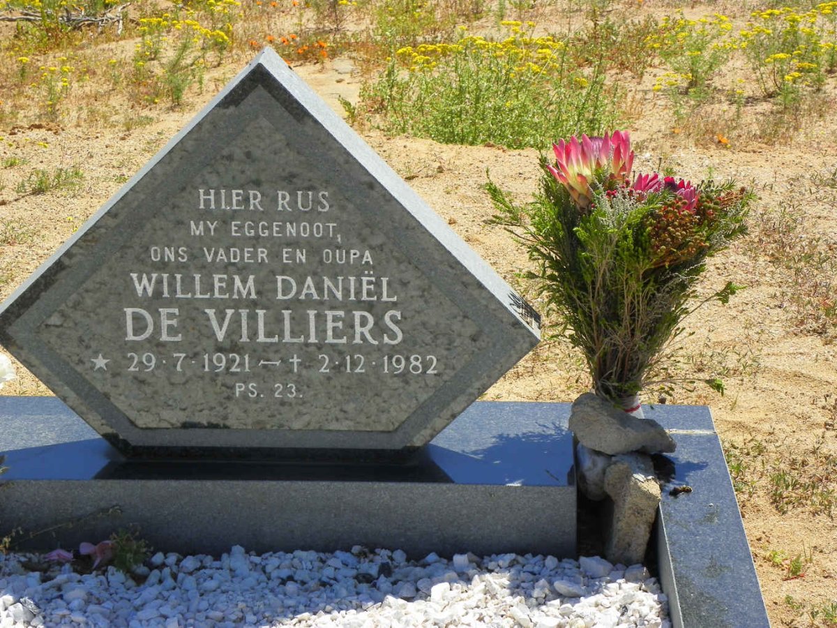 VILLIERS Willem Daniel, de 1921-1982