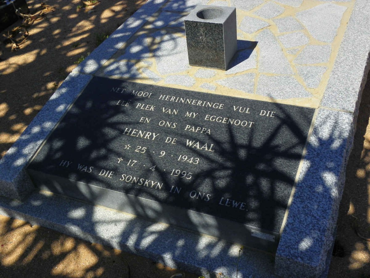 WAAL Henry, de 1943-1995