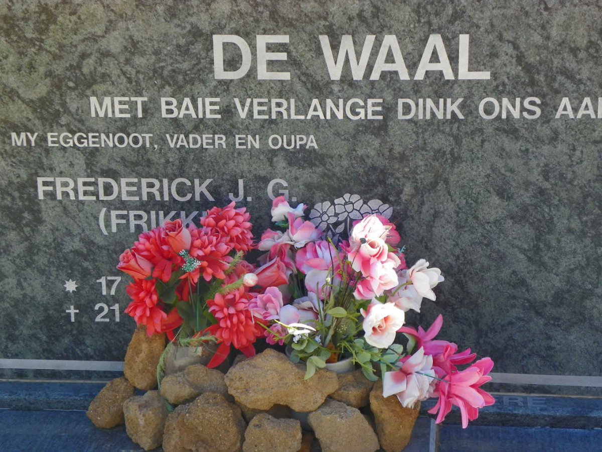 WAAL Frederick Johannes G., de 1934-2012 