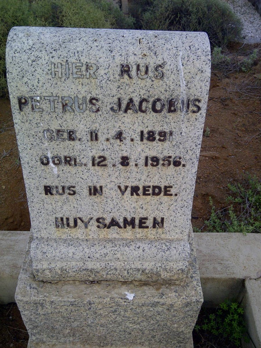 HUYSAMEN Petrus Jacobus 1891-1956