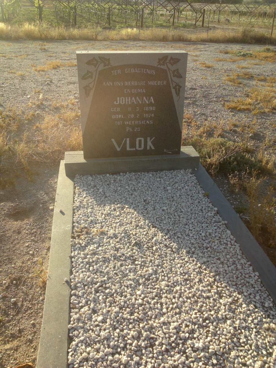 VLOK Johanna 1890-1974