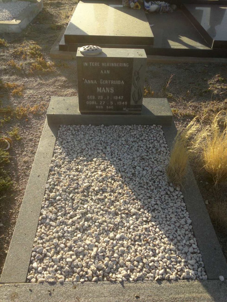 MANS Anna Gertruida 1947-1948