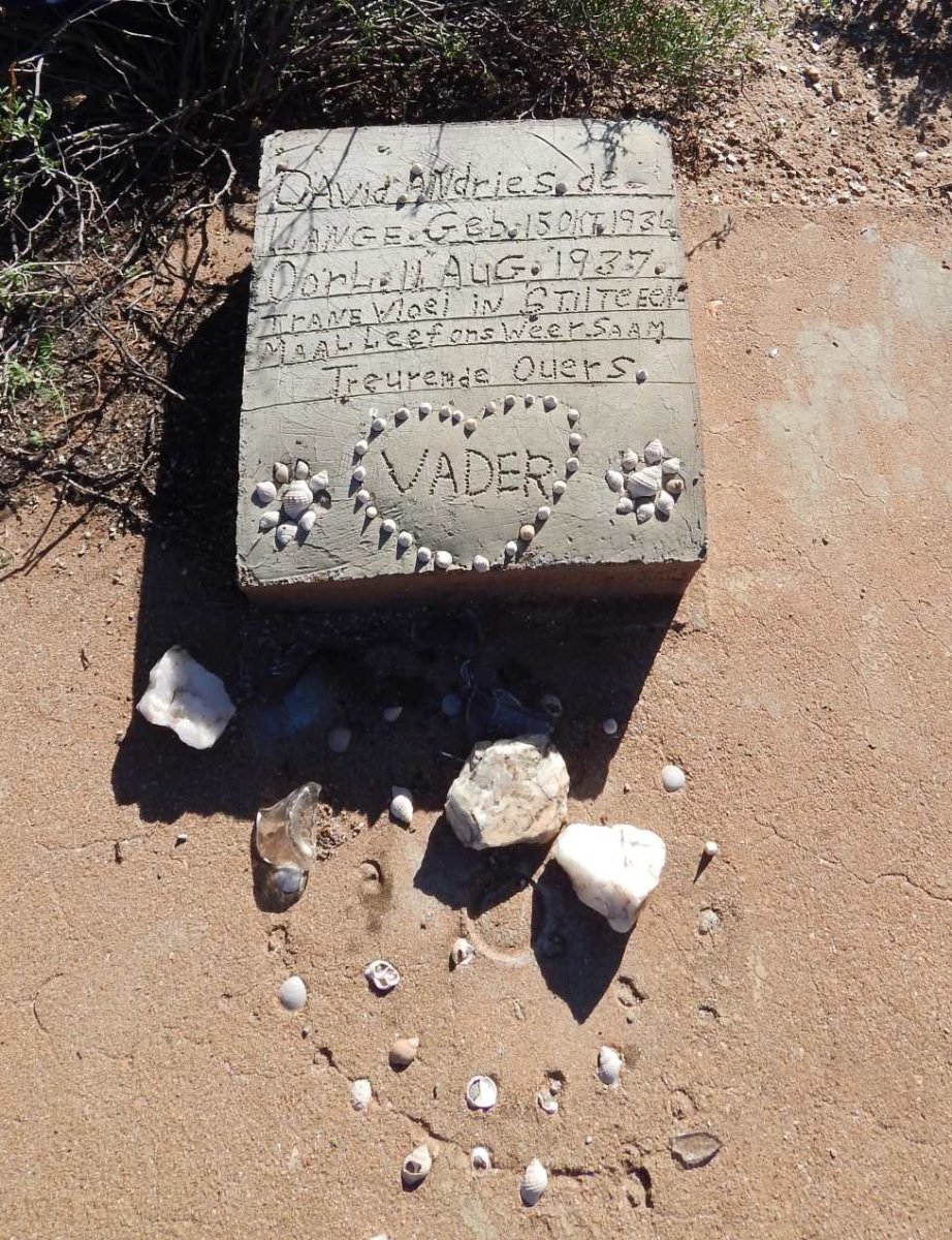 LANGE David Andries, de 1936-1937 :: DE LANGE Anna Magdelena 1936-1936