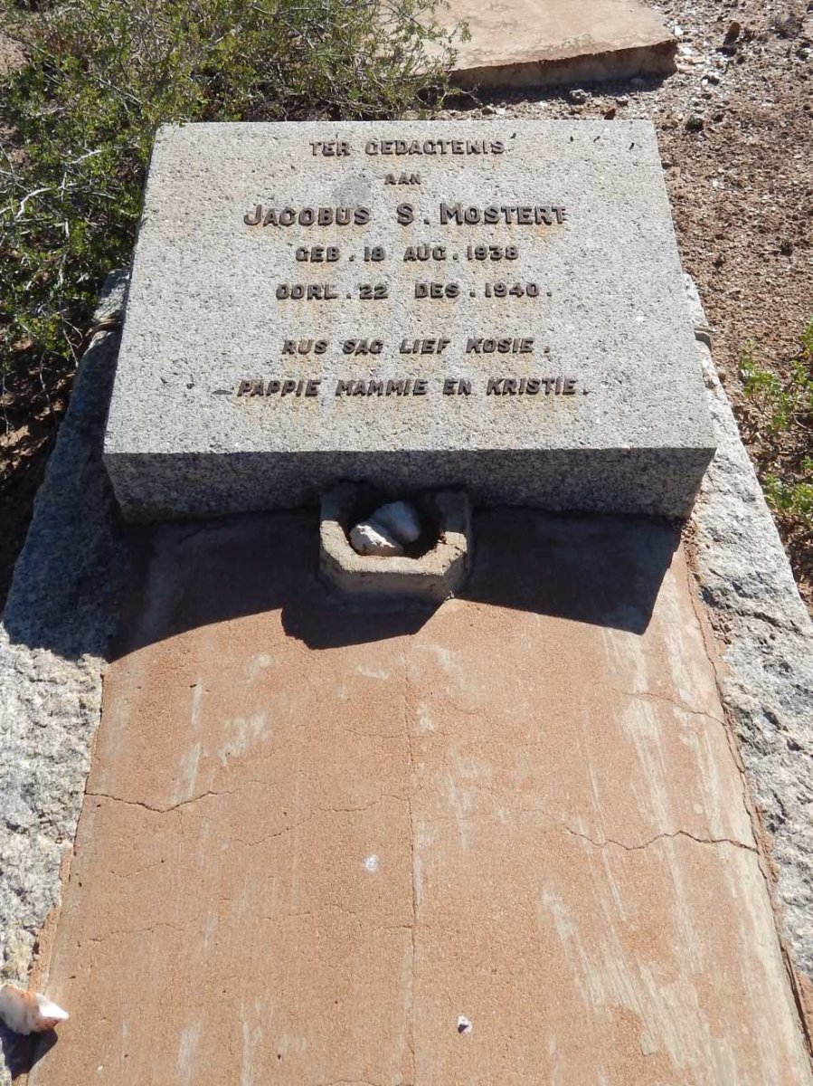 MOSTERT Jacobus S. 1938-1940