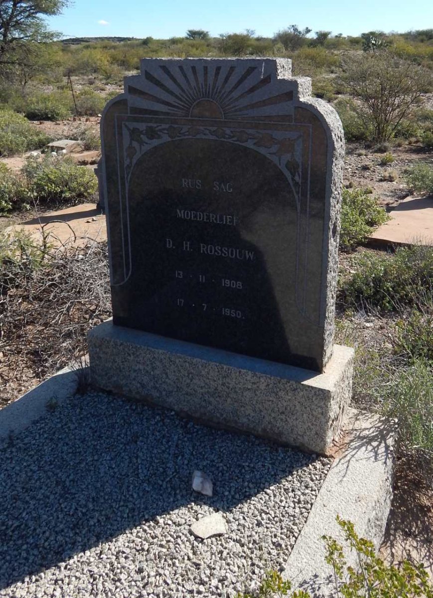 ROSSOUW D.H. 1908-1950