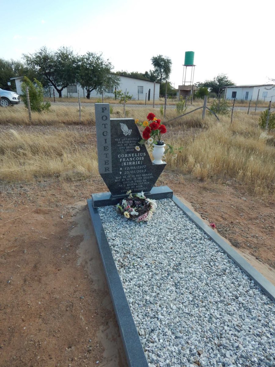 POTGIETER Cornelius Francois 1977-2013
