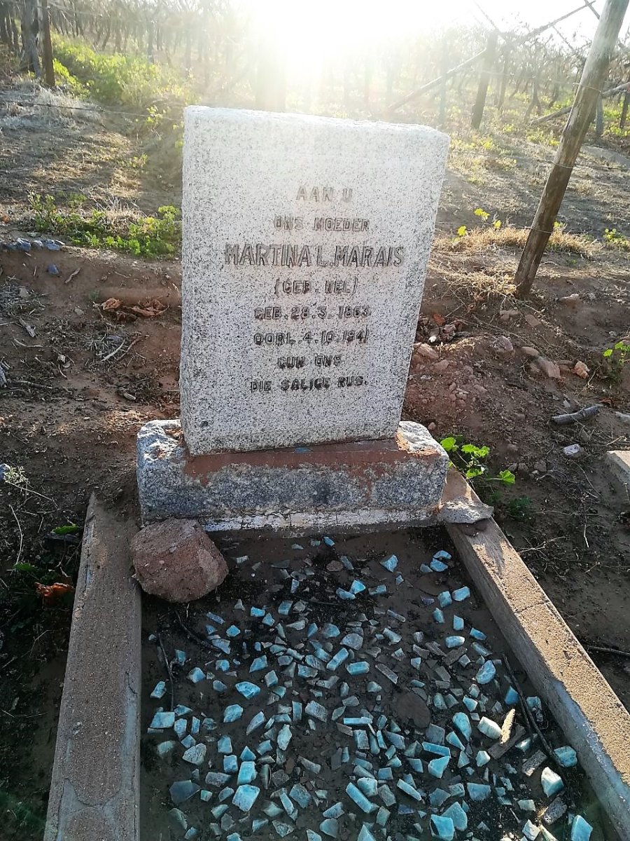 MARAIS Martina L. nee NEL 1863-1941