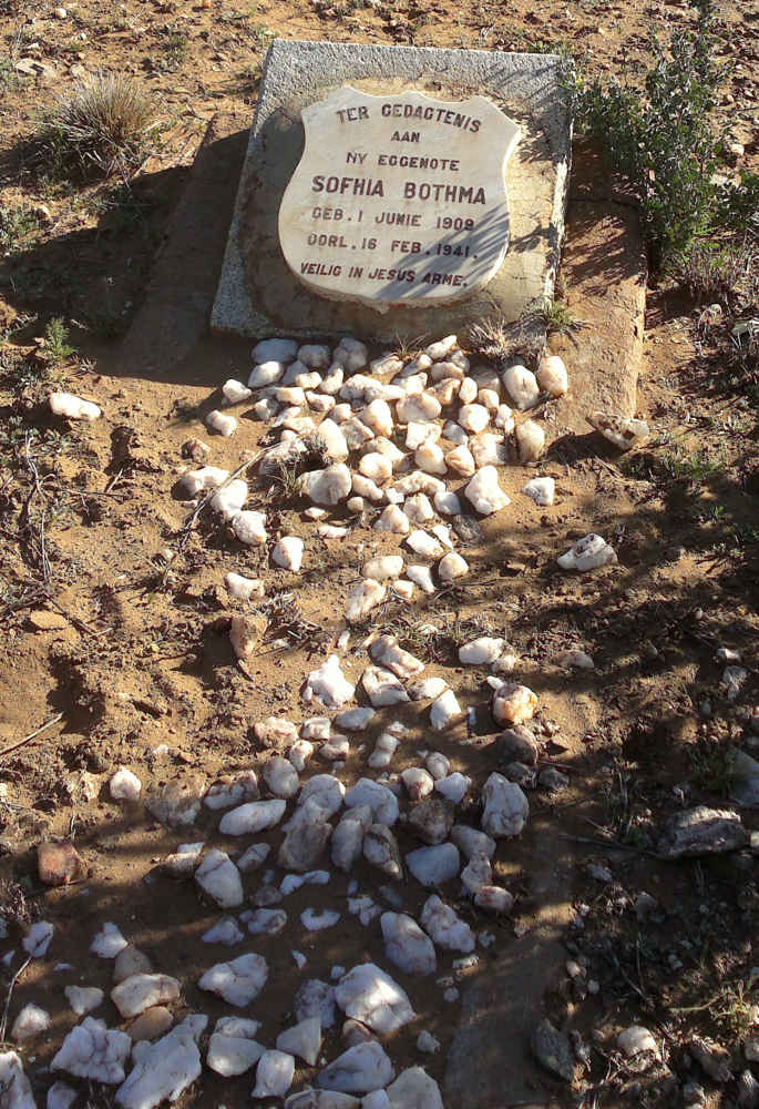 BOTHMA Sofhia 1909-1941