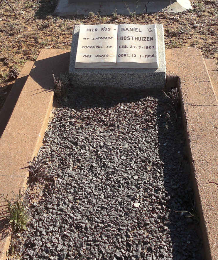 OOSTHUIZEN Baniel G. 1903-1955
