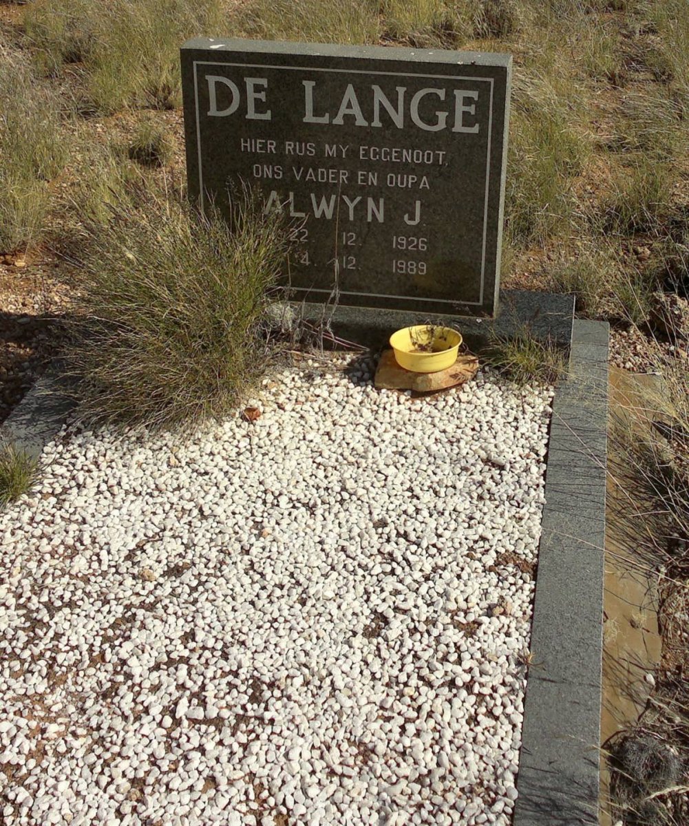LANGE Alwyn J., de 1926-1989