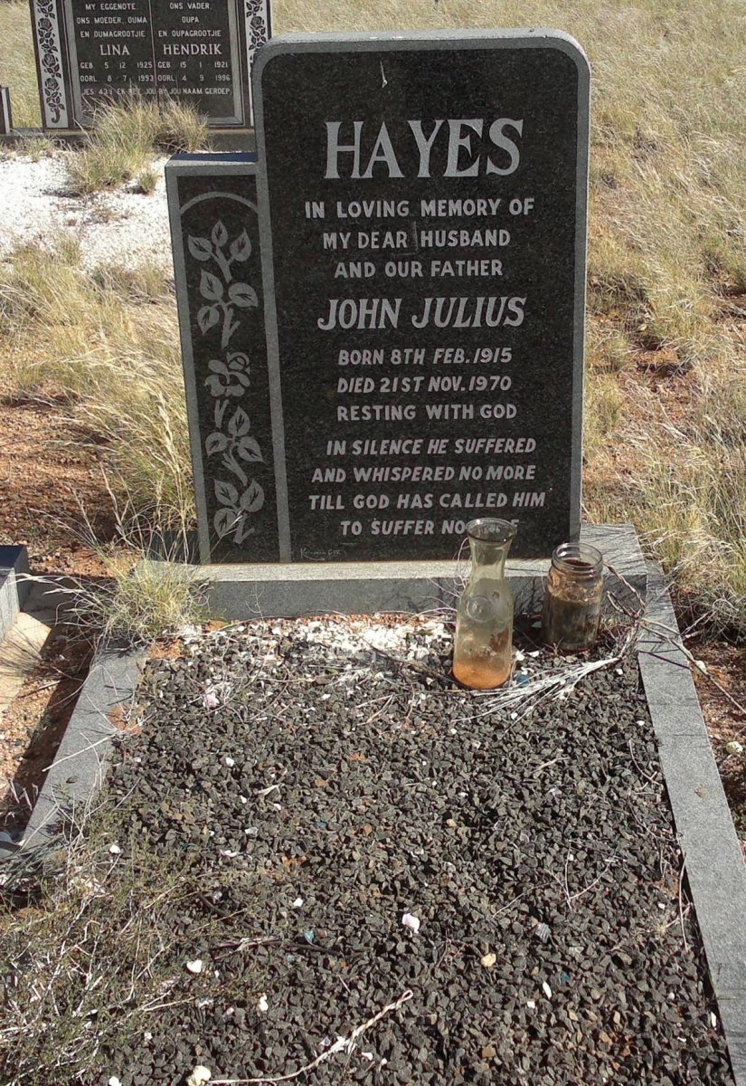 HAYES John Julius 1915-1970