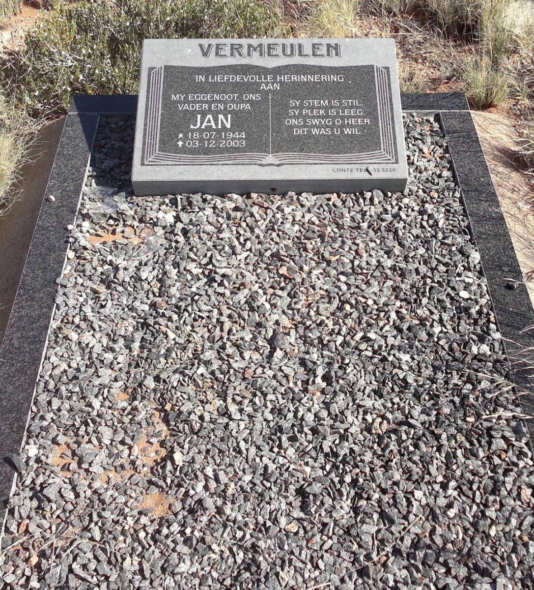 VERMEULEN Jan 1944-2003