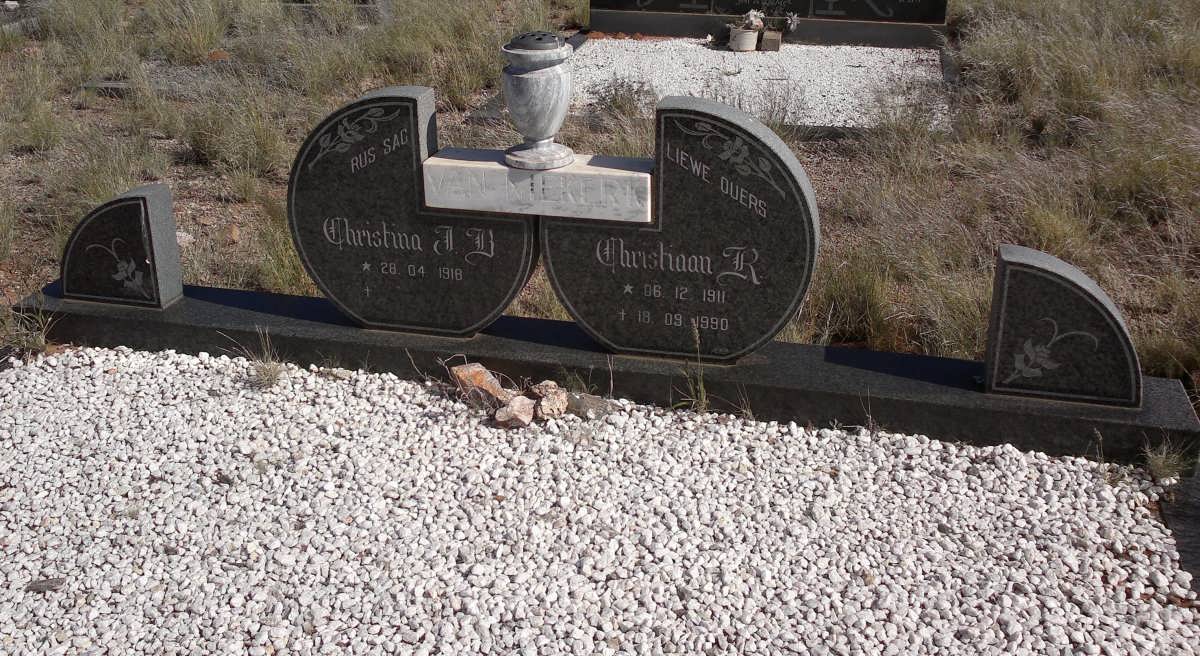 BLERK Christiaan R. 1911-1990 &amp; Christina J.D. 1918-