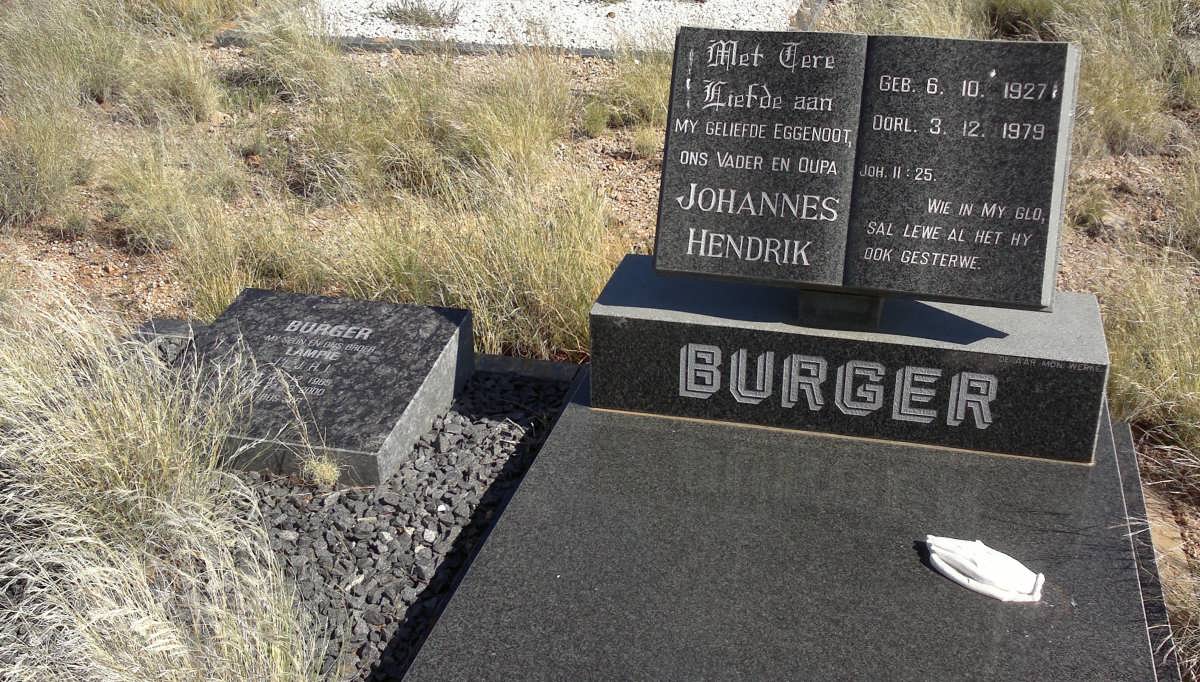 BURGER Johannes Hendrik 1927-1979