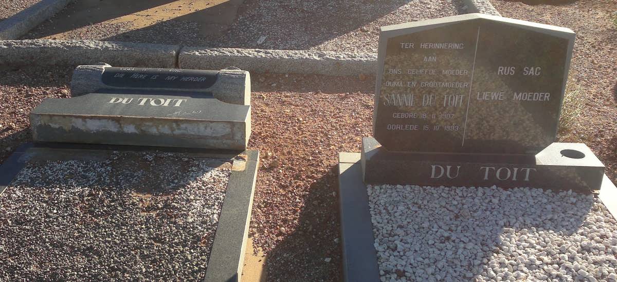TOIT Sannie, du 1907-1993
