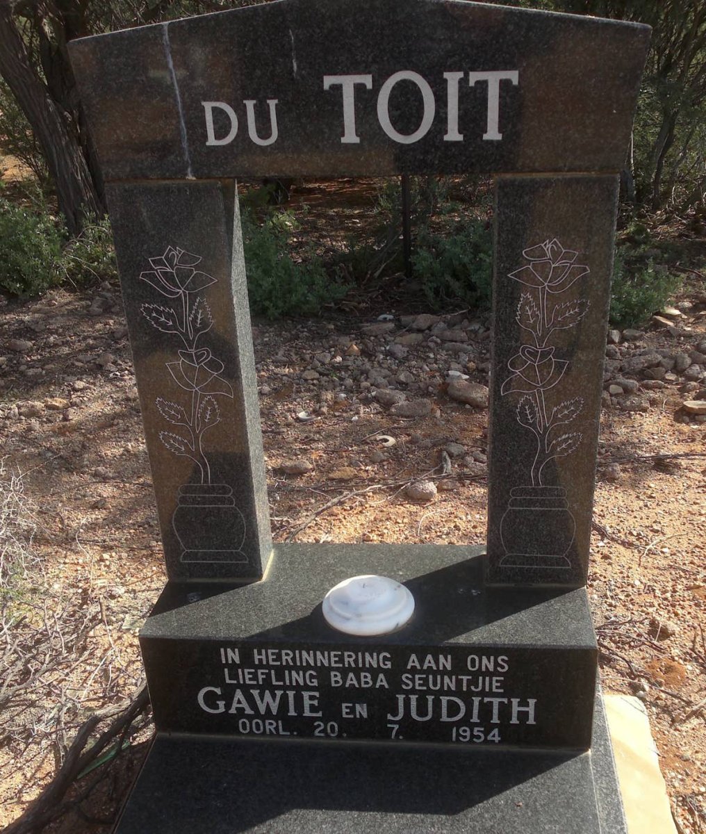 TOIT Gawie, du -1954 :: DU TOIT Judith -1954