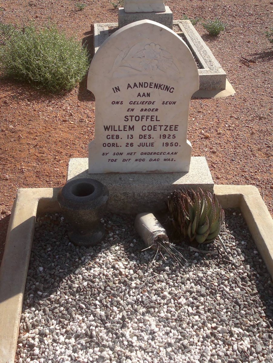 COETZEE Stoffel Willem 1925-1950