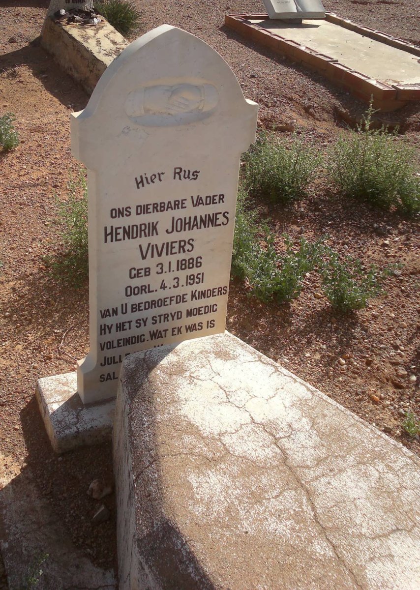 VIVIERS Hendrik Johannes 1886-1951