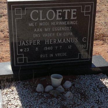 CLOETE Jasper Hermanus C. 1940-1990