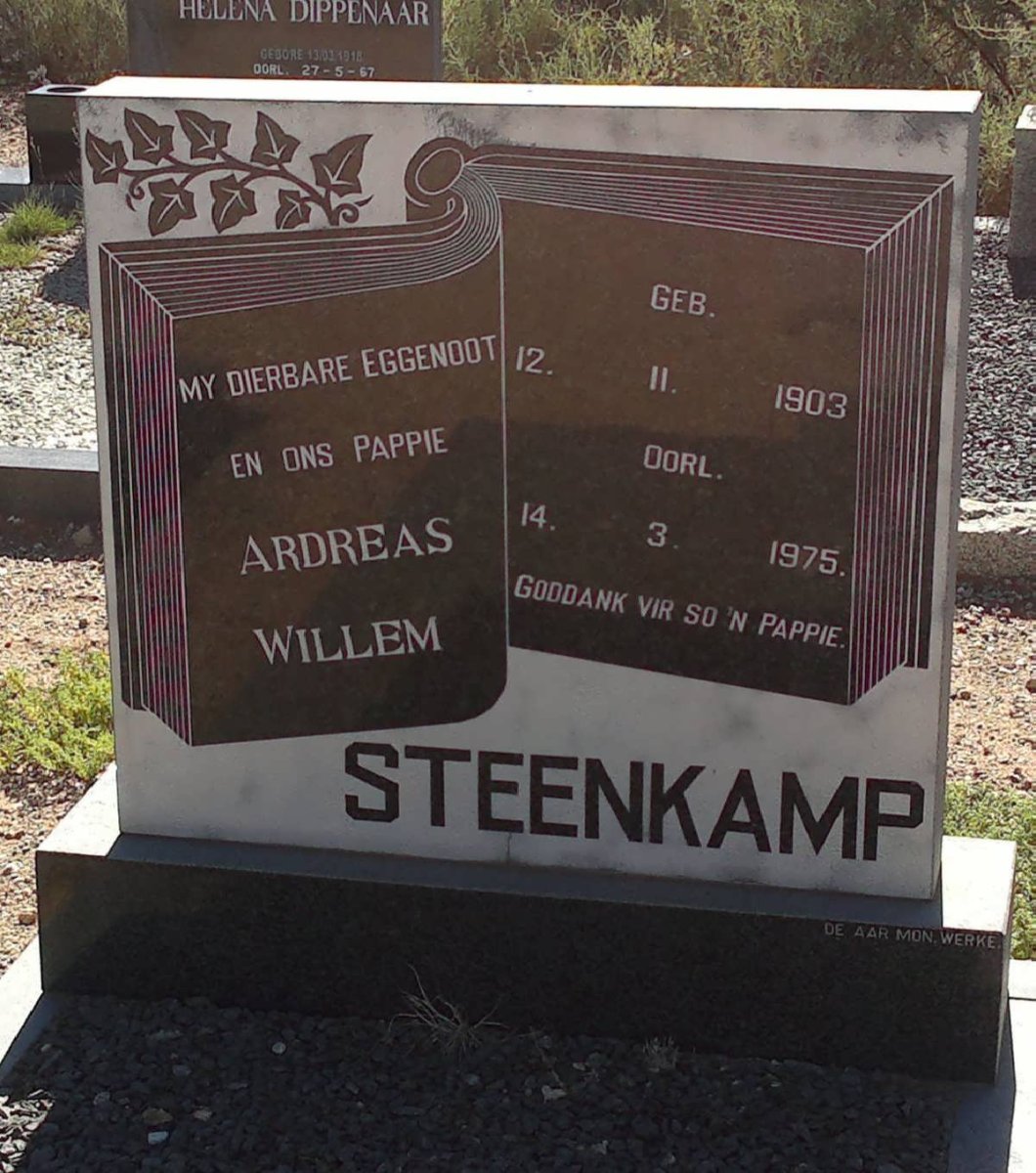 STEENKAMP Andreas Willem 1903-1975
